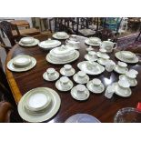 A Royal Doulton part Dinner and Tea Service, the service comprising six Dinner Plates, six Dessert