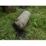 An antique granite Roller, 24in wide x 9½in diameter (61cm x 26cm). Note; This lot can be Viewed