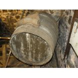 Two vintage Whiskey / Cider Barrels, with metal banding (2) Note; This lot can be Viewed at and must