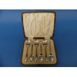 A set of six George V silver Teaspoons, by Barker Brothers Silver Ltd., hallmarked Birmingham, 1931,