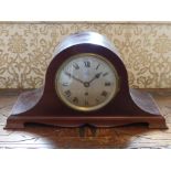 An early 20thC 'Napoleon hat' Mantel Clock.