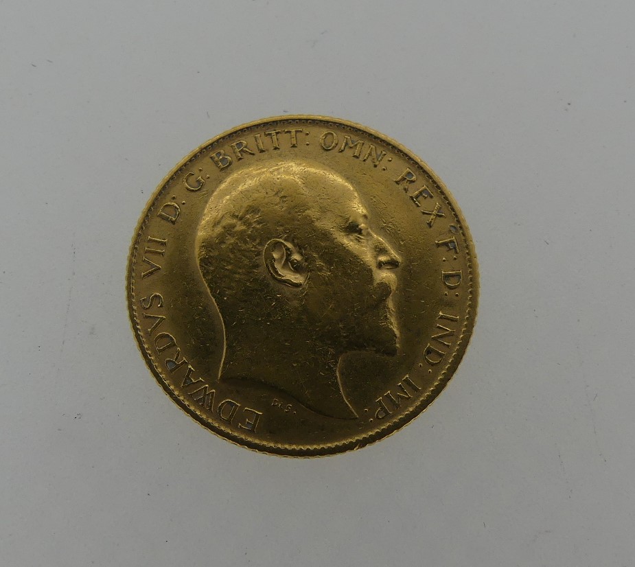 An Edwardian gold Half Sovereign, dated 1907. - Image 4 of 4
