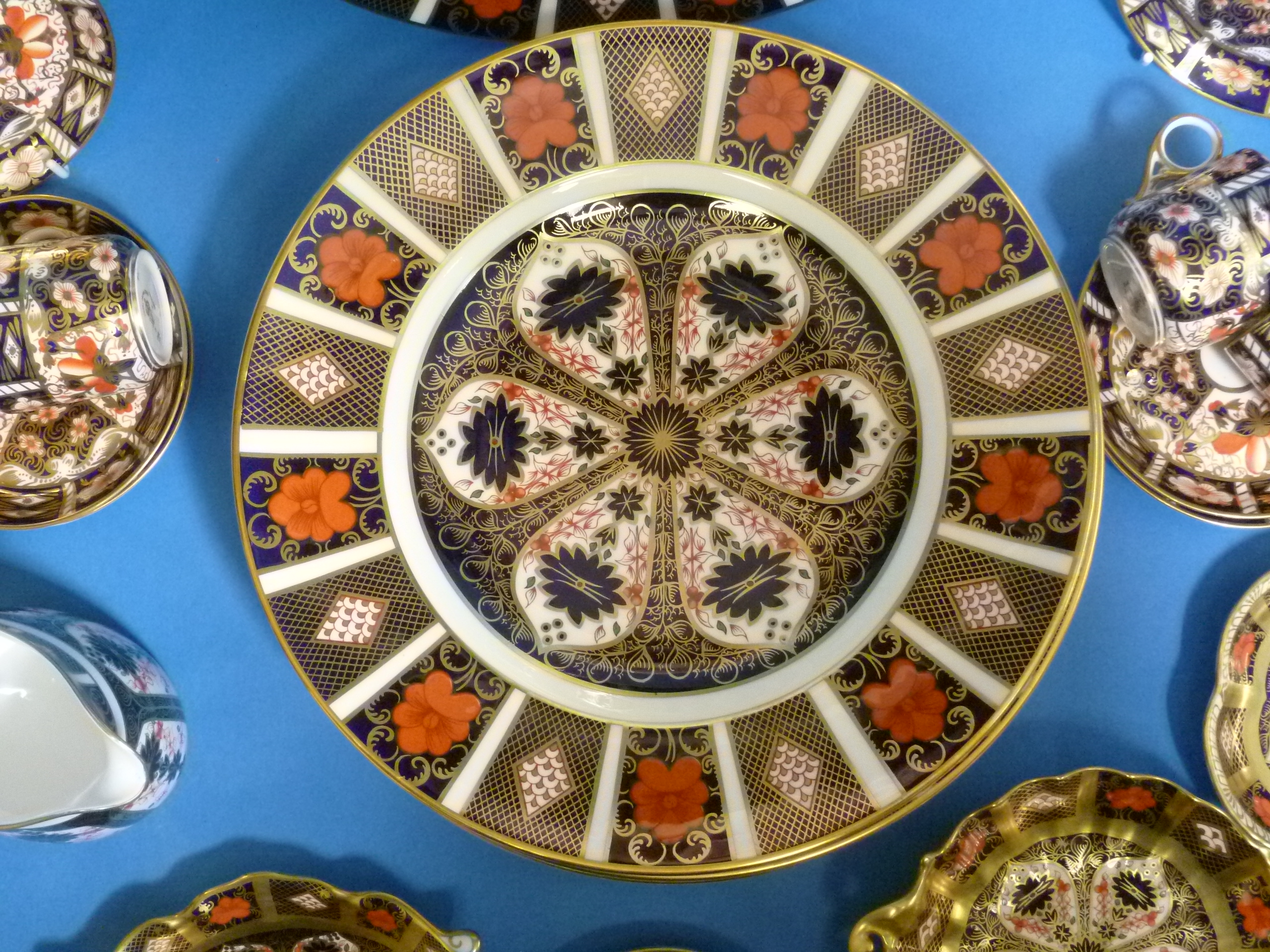 A set of six Royal Crown Derby Imari 2451 pattern Coffee Cans and Saucers, together with a set of - Image 2 of 5