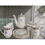 A Paragon bone china 'Belinda' pattern 36-piece part tea and coffee service, comprising a tea pot,