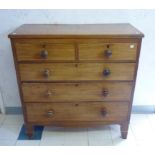 A Victorian mahogany Chest of Drawers, 38in (96.5cm) wide x 18in (45.5cm) deep x 40in (101.5cm)