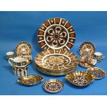 A set of six Royal Crown Derby Imari 2451 pattern Coffee Cans and Saucers, together with a set of