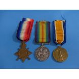 Two W.W.1 Medals, named to 2064 Pte. G. E. Taylor. Devon.R.,comprising British War Medal and Victory