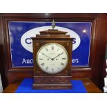 A Regency rosewood and brass cased Bracket Clock, signed Vincent, London, with an 8in (20cm)