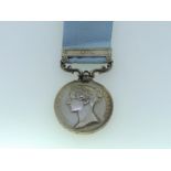 Army of India Medal, 1851, named to Lieut. A. H. Ormsby. 1st Foot, with Ava clasp. Confirmed on