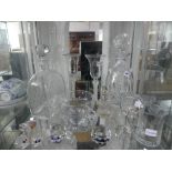 A quantity of various Glassware, including Dartington Crystal decanter, fruit bowl and three dishes,