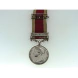 China Medal, with one clasp Canton 1857, unnamed as issued. It is possible that this medal is