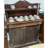 A Victorian mahogany Chiffonier, 42in (107cm) long, 15in (38cm) deep, 58½in (147cm) high.