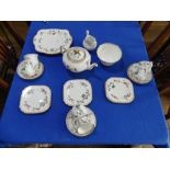 A mid 20thC 'Tuscan China' Tea Service, comprising six cups and saucers, six tea plates, one
