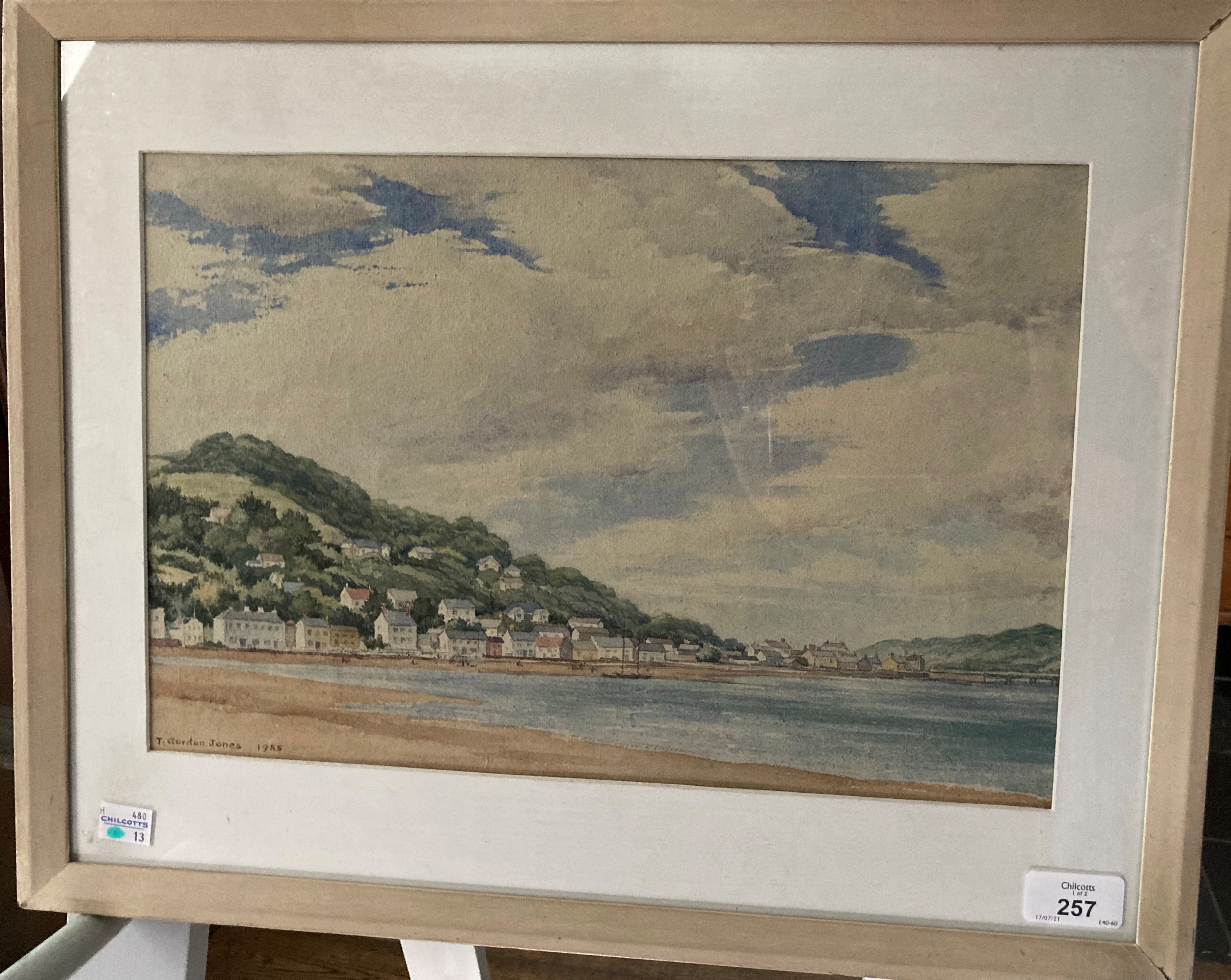 •T. Gordon Jones (British, 20th century), Teignmouth, watercolour, signed, 10in x 14in (25.25cm x