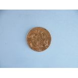 A George V gold Sovereign, Melbourne Mint, dated 1925.