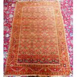 A Persian Afshir Rug, 48in (122cm) x 80in (203cm) long.