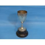 A George V silver Trophy Cup, by Barker Brothers Silver Ltd, hallmarked Birmingham, 1930, of