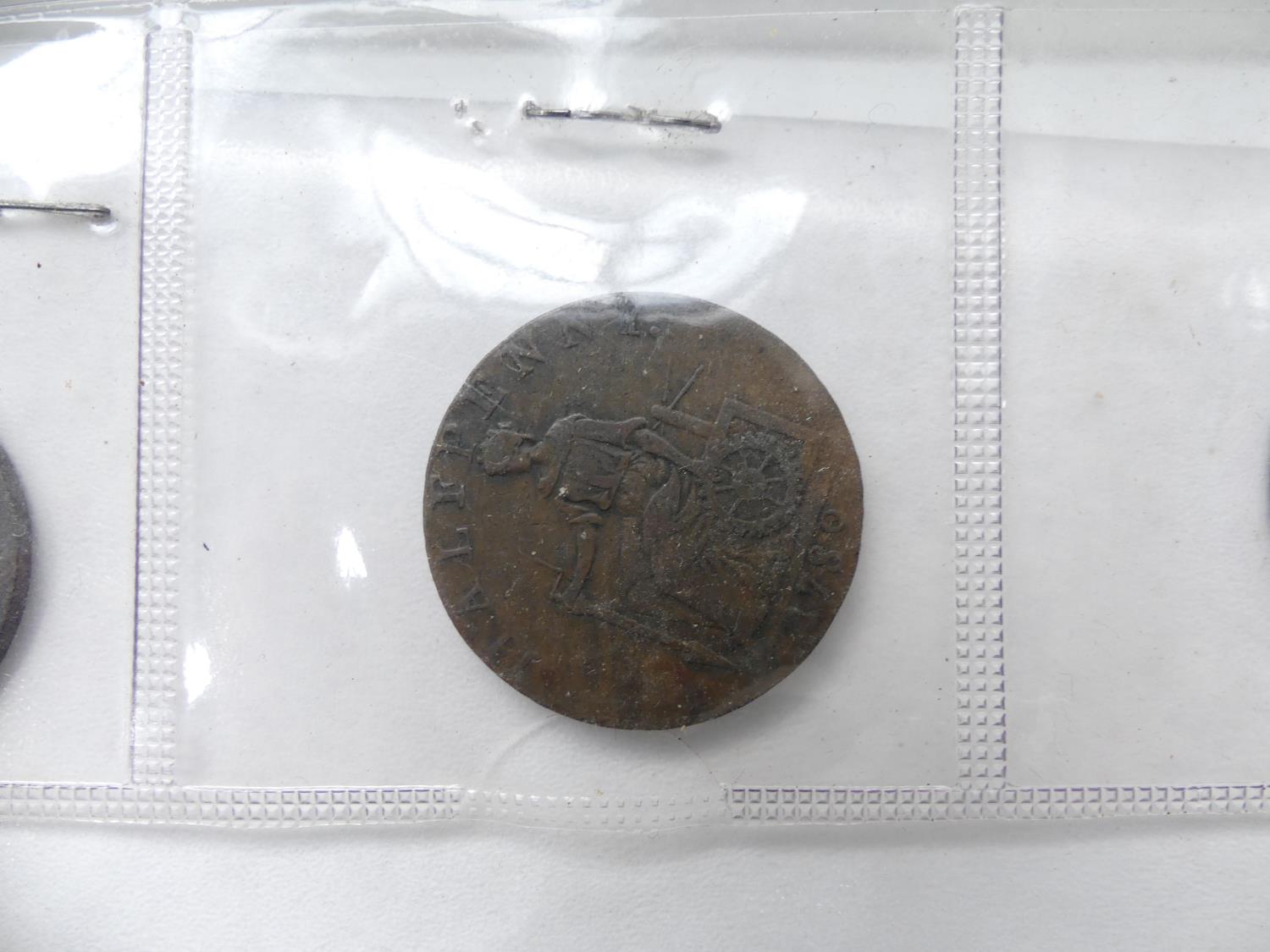 A quantity of Pre-Decimal Mixed Coinage, including three George III coin 'tokens'; Newgate, dated - Image 8 of 10