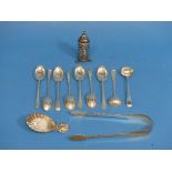 An Elizabeth II silver Caddy Spoon, by Richards & Knight, hallmarked London, 1967, with shell shaped