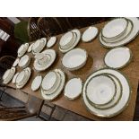 A Royal Albert 'Elgin' pattern eight-place setting Dinner Service, comprising eight Dinner Plates,