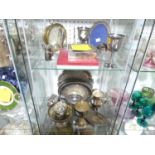 A large quantity of Mixed Metalwares, including pieces of Silver-plate such as Photo Frames, Rose