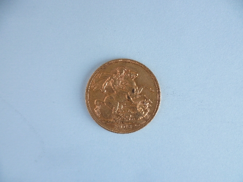 An Edward VII gold Sovereign, Perth Mint, dated 1903.