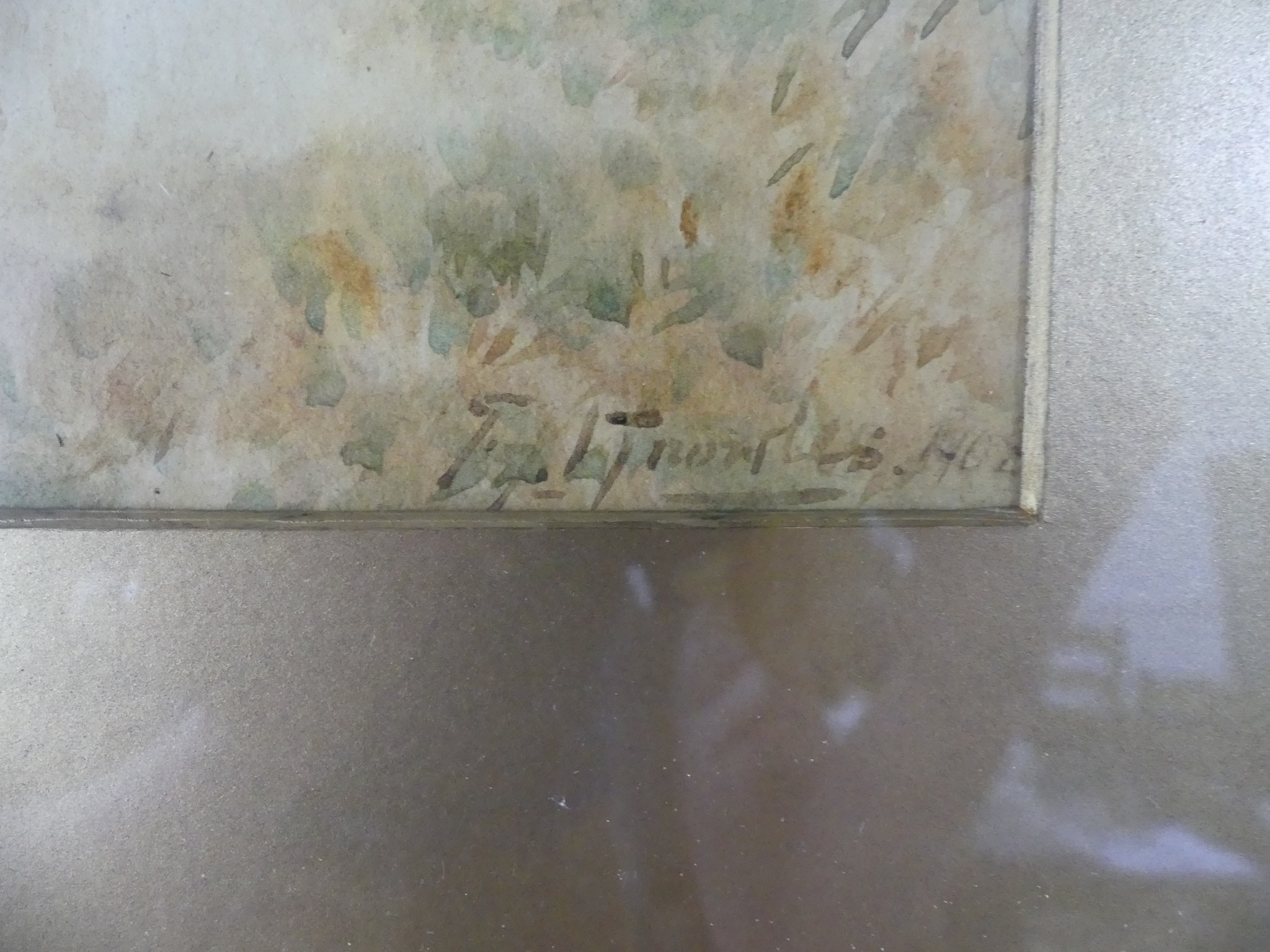 Frederick J Knowles (1874-?) Watercolour, Farmyard Scene, - Image 5 of 8