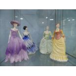 A small quantity of Coalport 'Ladies of Fashion'; including 'Annabelle', 'Maureen' and '