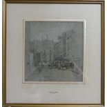 Peter de Wint, (British 1784-1849) Stone on Paper, depicting a city scape, 10in (25cm) x 9in (23cm),