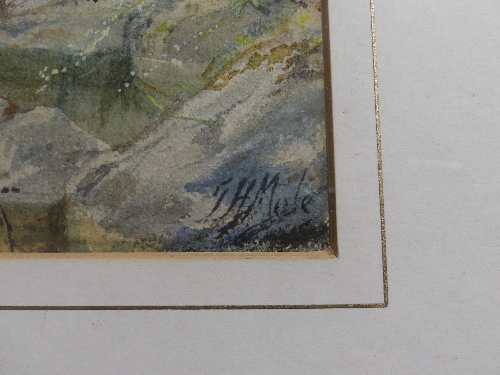 John Henry Mole R.I. (British, 1814-1866) 'High Tor' Watercolour, signed bottom right, 14in (35cm) x - Image 4 of 8