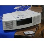 A Bose Wave Radio/CD, Model AWRC3P.