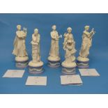 A small quantity of Wedgwood; The Classical Muses Collection; comprising Euterpe, limited edition
