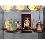 Wedgwood; Henry VIII and Wives Collection; comprising Henry VIII, on plinth, limited edition