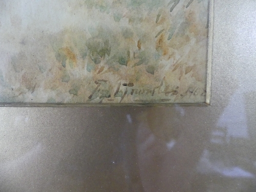 Frederick J Knowles (1874-?) Watercolour, Farmyard Scene, - Image 6 of 8