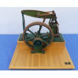 A well-engineered Stuart Turner model of a half-beam or grasshopper beam engine, with 1in bore and