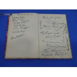 A 1940's theatrical and music hall Autograph Book, including Beryl Reid, Lucielle Ball (?), A