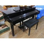 A Viscount Concerto 3000 digital Baby Grand Piano, with weighted keys and controls, 50in (127cm)