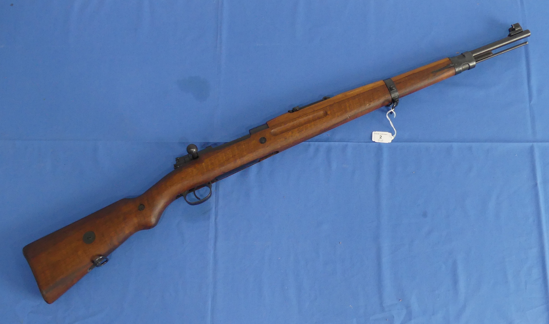 A 1939 VZ24 Czechoslovakian Mauser Rifle, de-activated,  with cleaning rod and deactivation stamp