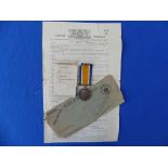 A W.W.1 British War Medal, awarded to Ch.5221 Cr. Sgt. T. H. Smith. R.M.L.I., together with an