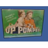 Up Pompeii (1971) British Quad film poster, comedy starring Frankie Howerd & Julie Ege, art by