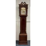 A Barraud & Lunds Ltd mahogany cased longcase Clock, the 8-day two-train movement striking on a