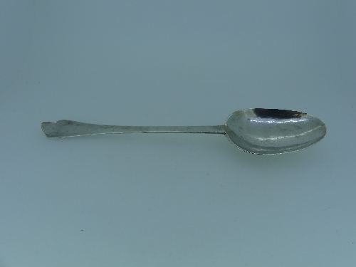 A late 17thC West Country silver Trefid Spoon, by John Pike of Plymouth, with a crowned X (for - Image 10 of 10