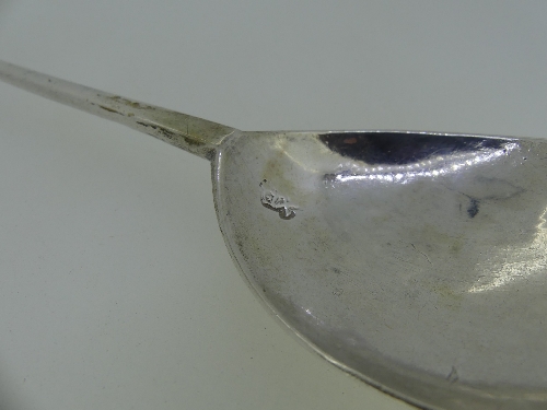 A Charles I West Country silver seal top Spoon, by John Lavers, Exeter, circa 1635, with town mark - Image 7 of 8