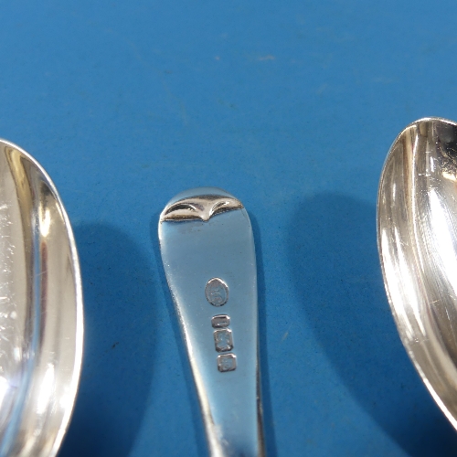 A set of six Edwardian silver Dessert Spoons, by John Round & Son Ltd., hallmarked Sheffield, - Image 2 of 2