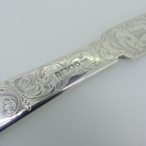 A Victorian silver Page Turner, by William Pope (Plymouth), hallmarked Exeter, 1853, both sides of - Image 5 of 8