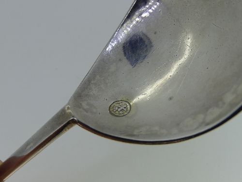 An Elizabeth I West Country silver seal top Spoon, by John Jones, Exeter, circa 1576, town mark in - Image 8 of 10