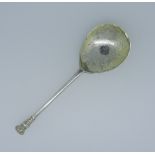 An early 17thC West Country silver seal top Spoon, Exeter town mark in bowl, no makers mark, the
