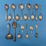 A set of ten Edwardian silver teaspoons, by Atkin Brothers, hallmarked Sheffield, 1902/1909, with