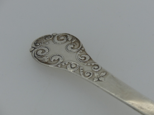 A William and Mary West Country silver lace back Trefid Spoon, by John Murch, Plymouth, makers - Image 7 of 11