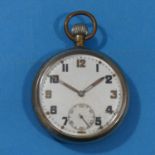 A W.W.2 pocket watch, the back case marked GS/TP S 050199, together with an Imperial Service / W.W.2